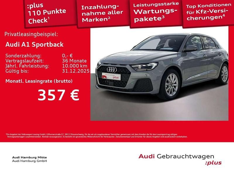 Pfeilgrau perleffekt Gebraucht 2025 Audi A1 Kleinwagen | 25.811 € (Fairer Preis) - Bild 1/3