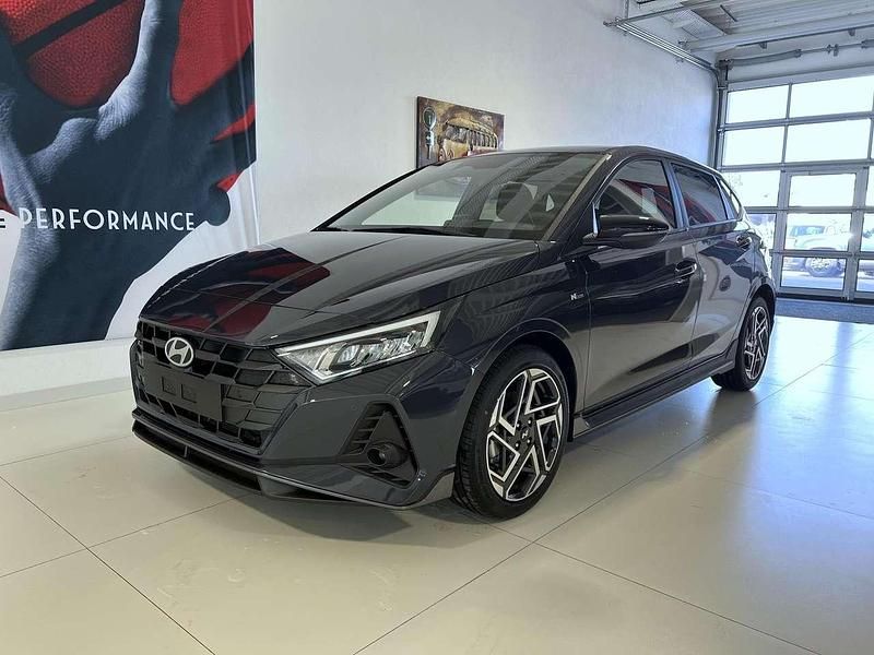 Aurora gray pearl Gebraucht 2024 Hyundai i20 N Line Kleinwagen | 23.080 € (Teuer) - Bild 1/4