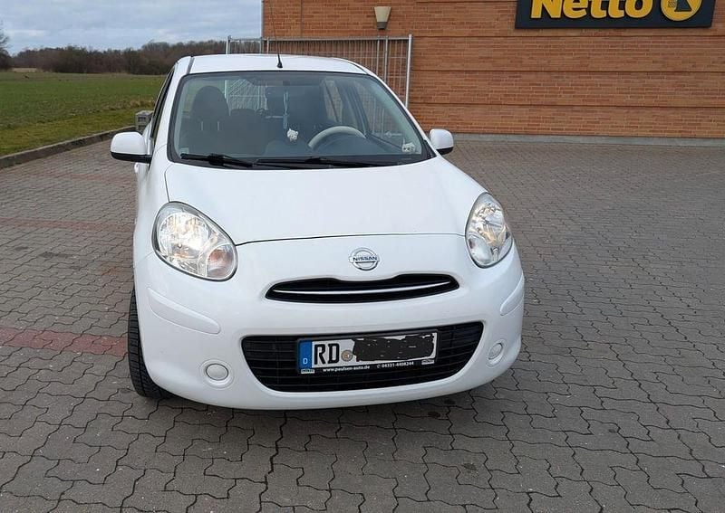 Weiß Gebraucht 2012 Nissan Micra Kleinwagen | 2.500 € (Guter Preis) - Bild 1/4