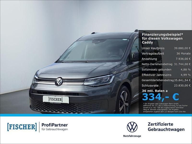 Grau Gebraucht 2025 VW Caddy Style Van / Kleinbus | 39.680 € (Teuer) - Bild 1/4