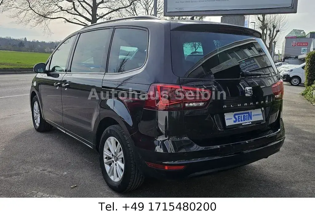 Second-hand Seat Alhambra Style 150 CP (110 kW) 2019 Negru Monovolum