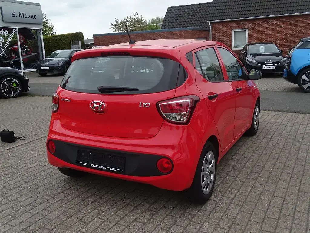 Brugt Hyundai i10 Select 67 HK (49 kW) 2019 Rød Hatchback