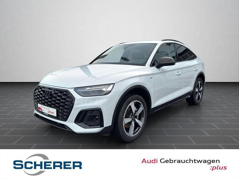 Gletscherweiß metallic (metallic) Gebraucht 2023 Audi Q5 Sportback Business SUV | 41.900 € (Superpreis) - Bild 1/4