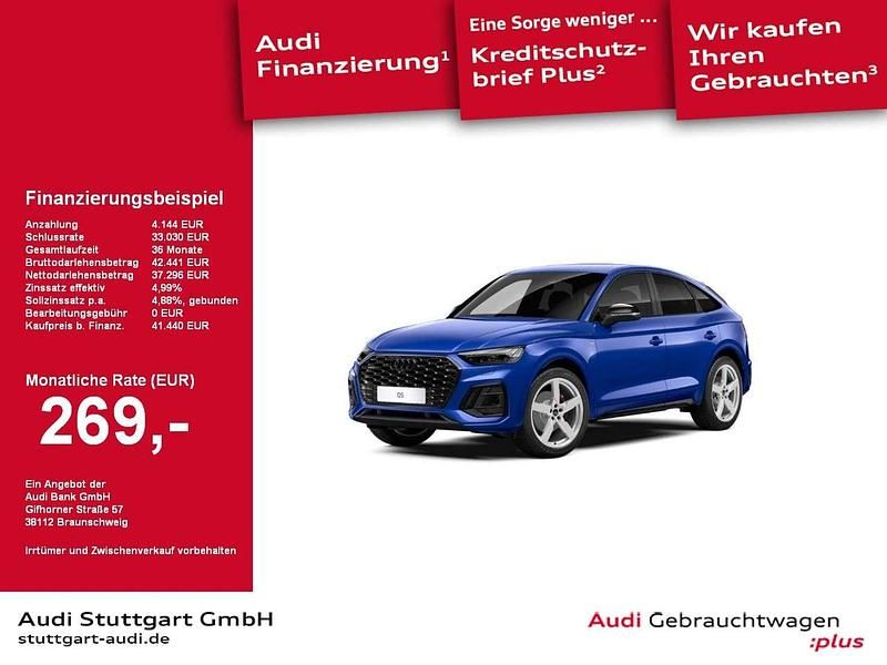 Blau Gebraucht 2022 Audi Q5 Sportback S-Line SUV | 41.440 € (Superpreis) - Bild 1/2
