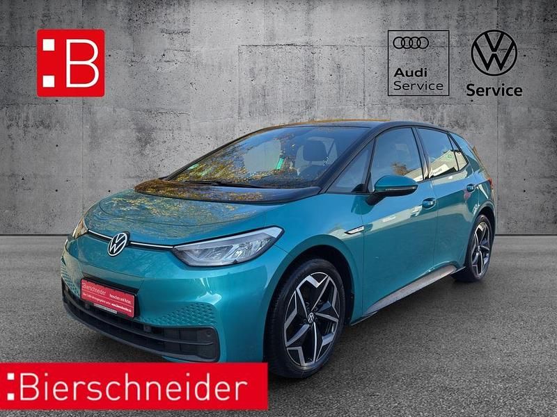 Blau Gebraucht 2022 VW ID.3 Pro Kleinwagen | 22.950 € (Fairer Preis) - Bild 1/4