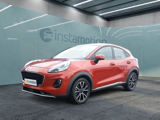 Rot Gebraucht 2020 Ford Puma Titanium SUV | 18.215 € (Superpreis) - Bild 1/2