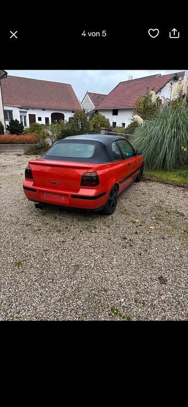Gebraucht VW Golf Cabriolet 100 PS (73 kW) 1998 Orange Cabrio