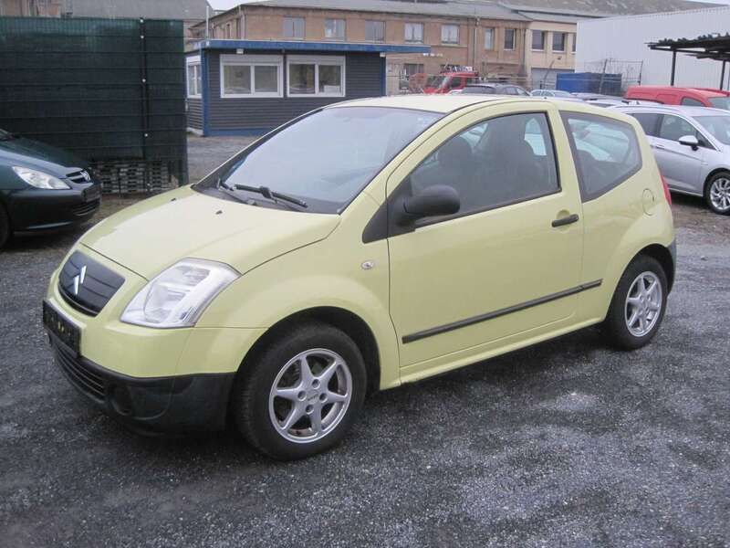 Gelb Gebraucht 2007 Citroën C2 Kleinwagen | 500 € (Superpreis) - Bild 1/4