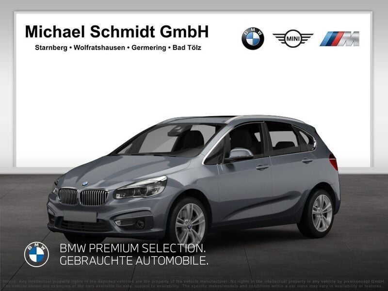 Grau Gebraucht 2021 BMW 216 Active Tourer Advantage Van / Kleinbus | 15.990 € (Superpreis) - Bild 1/4