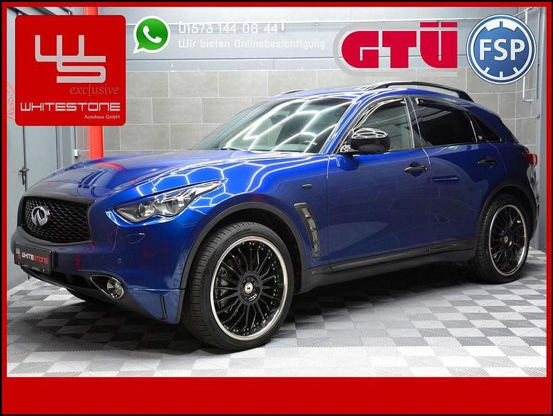 Blau Gebraucht 2017 Infiniti QX70 SUV | 19.990 € (Fairer Preis) - Bild 1/4