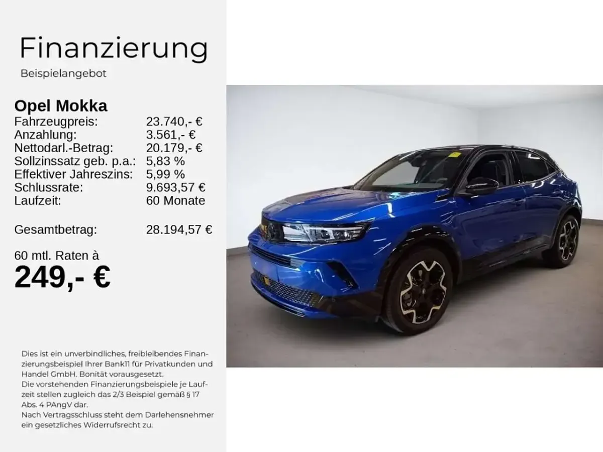 Gebraucht Opel Mokka 136 PS (100 kW) 2025 Blau SUV