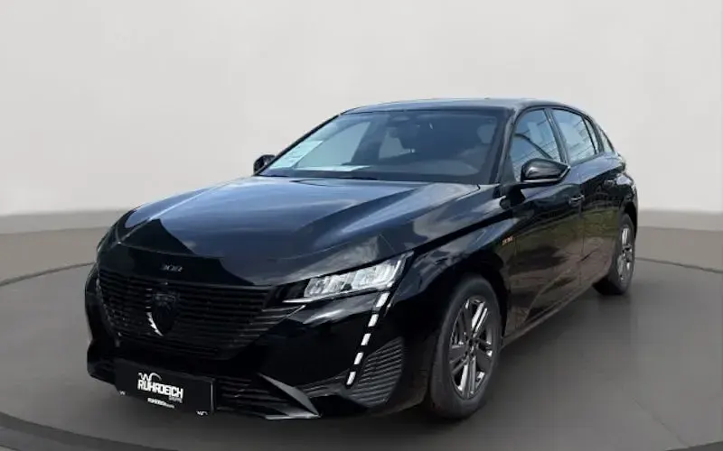 Neu Peugeot 308 Style 145 PS (106 kW) 2025 Schwarz Limousine