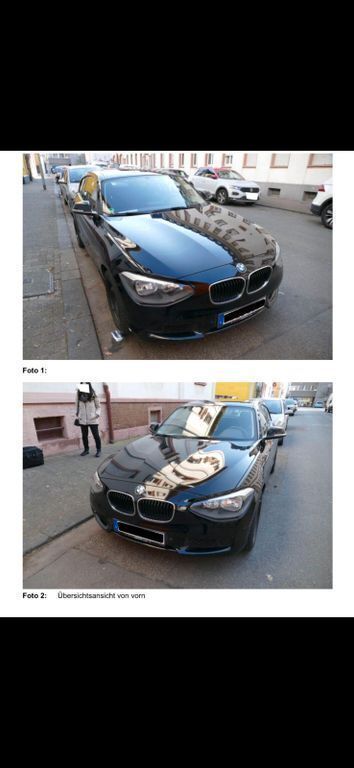 Schwarz Gebraucht 2014 BMW 116 Kleinwagen | 5.990 € (Superpreis) - Bild 1/4