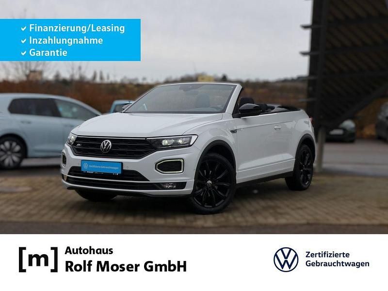 Gebraucht VW T-Roc Cabriolet R-line 150 PS (110 kW) 2022 Weiß Cabrio