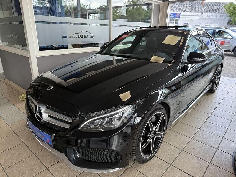 Gebraucht Mercedes C250 AMG line 211 PS (155 kW) 2018 Schwarz Limousine