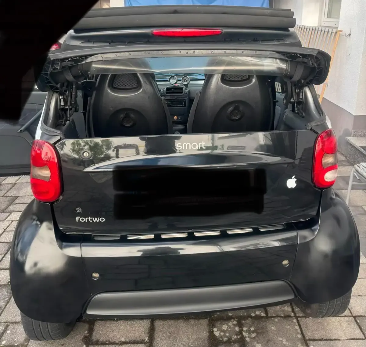 Gebraucht Smart ForTwo Cabrio 60 PS (44 kW) 2007 Schwarz Cabrio