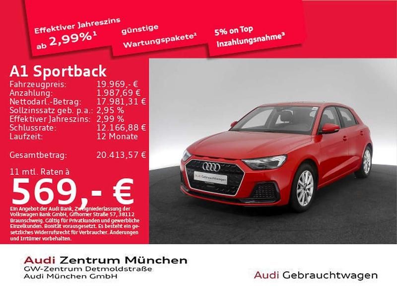 Gebraucht Audi A1 Advanced 95 PS (69 kW) 2022 Misanorot perleffekt SUV