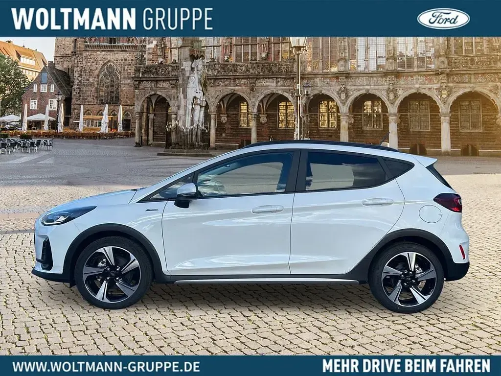 Gebraucht Ford Fiesta Active X 125 PS (91 kW) 2023 Frostweiß Kleinwagen