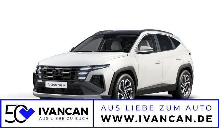 Atlas white Neu 2025 Hyundai Tucson Prime SUV | 43.490 € (Teuer) - Bild 1/4