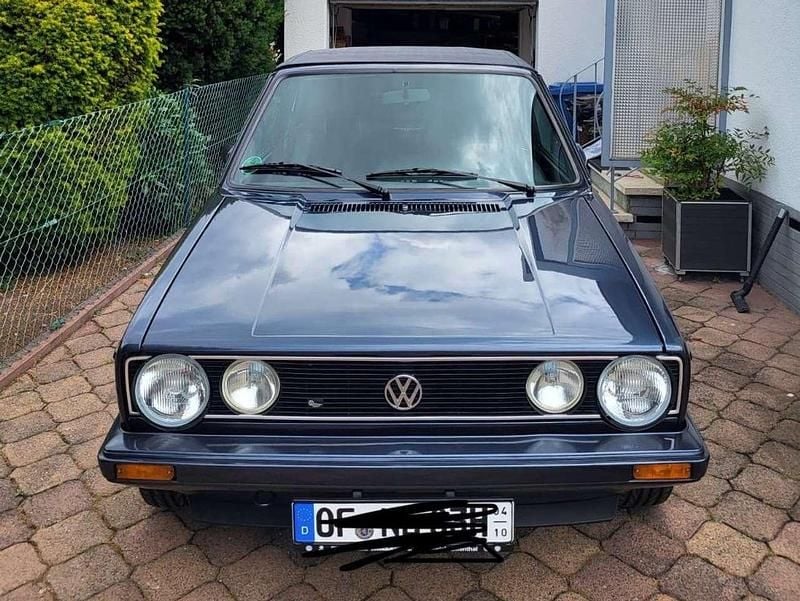 Blau Gebraucht 1987 VW Golf Cabriolet Cabrio | 9.900 € - Bild 1/4