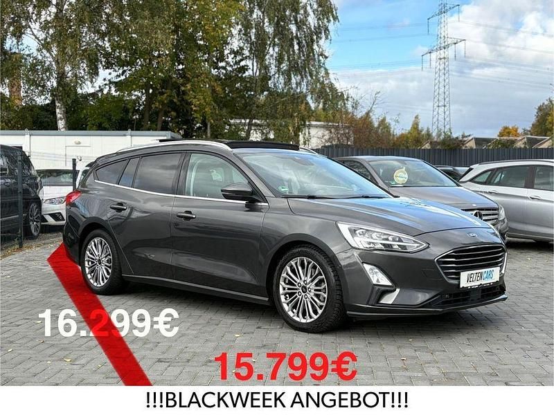 Grau Gebraucht 2018 Ford Focus Titanium Kombi | 15.799 € (Fairer Preis) - Bild 1/4