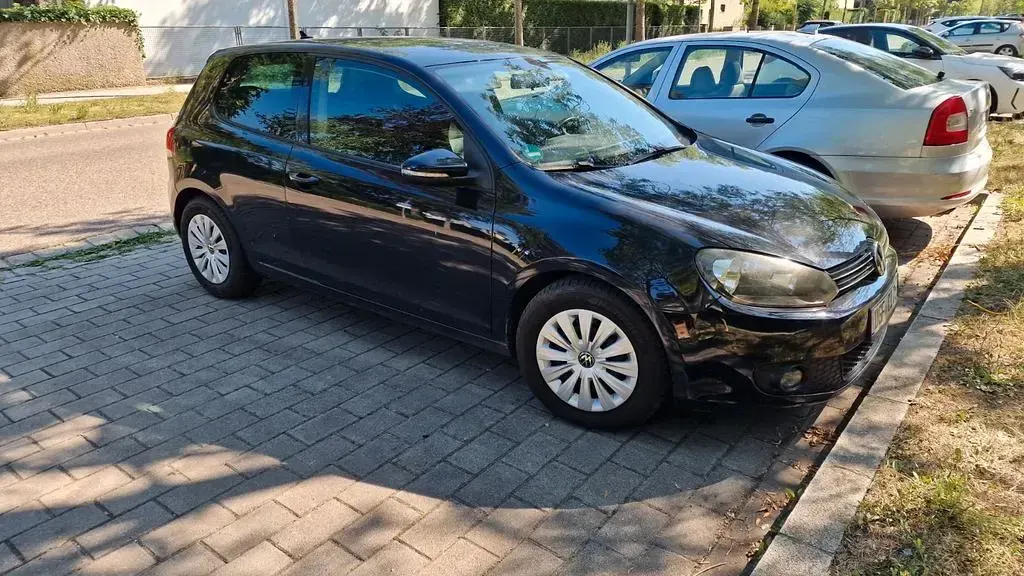 Gebraucht VW Golf VI 122 PS (89 kW) 2009 Schwarz Limousine