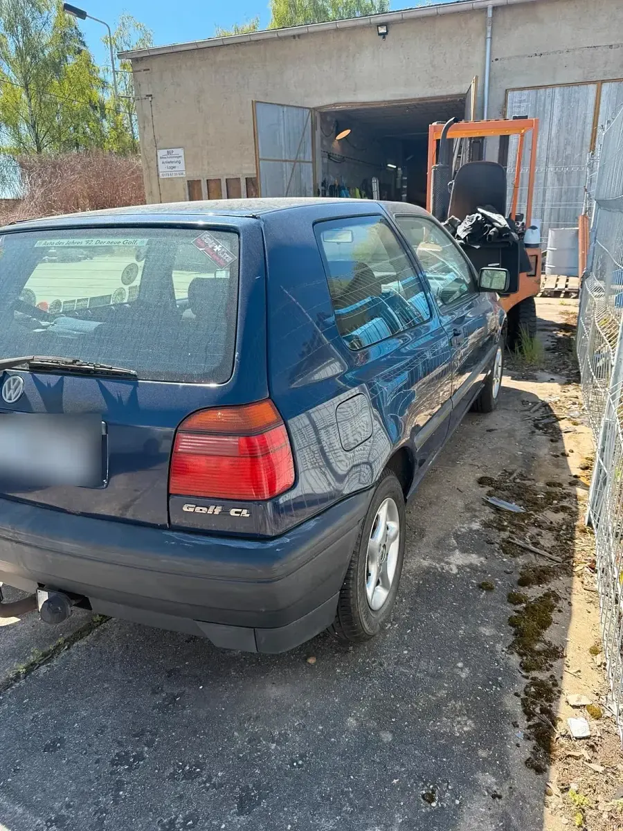 Gebraucht VW Golf III 1992 Blau Kleinwagen