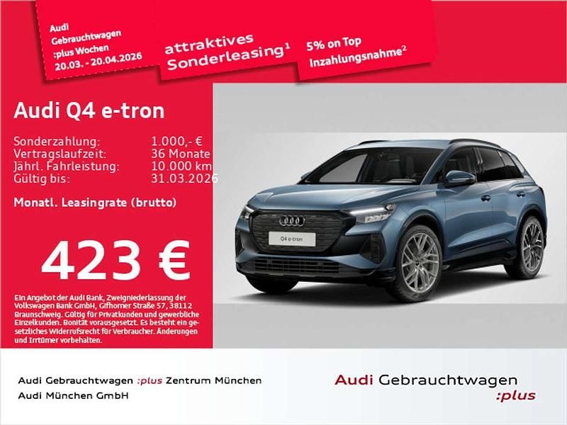 Gebraucht Audi Q4 e-tron Advanced 210 kW (286 PS) 2025 Geysirblau metallic SUV