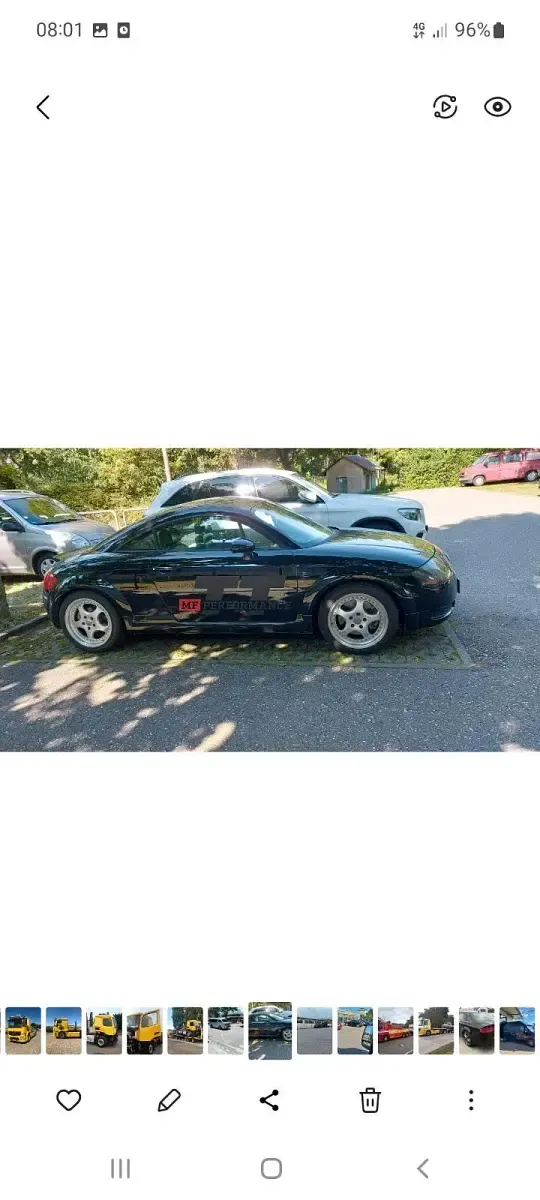 Używany Audi TT 225 KM (165 kW) 1998 Czarny Coupe