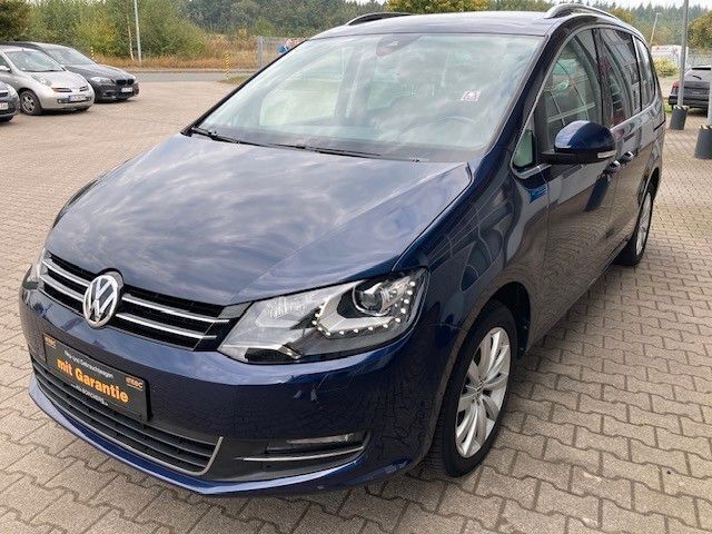 Gebraucht VW Sharan Highline 150 PS (110 kW) 2016 Blau Van / Kleinbus