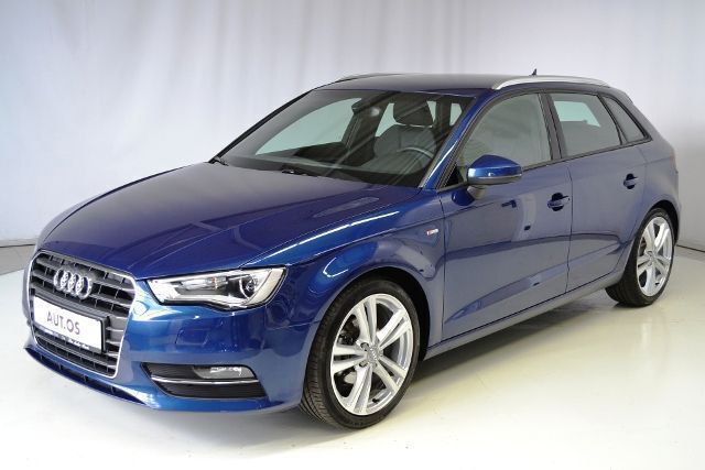Gebraucht Audi A3 Sportback S-Line 150 PS (110 kW) 2015 Blau metallic Kleinwagen