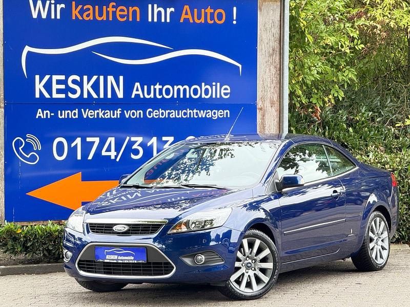 Blau Gebraucht 2008 Ford Focus Cabriolet Cabrio | 4.990 € (Fairer Preis) - Bild 1/3