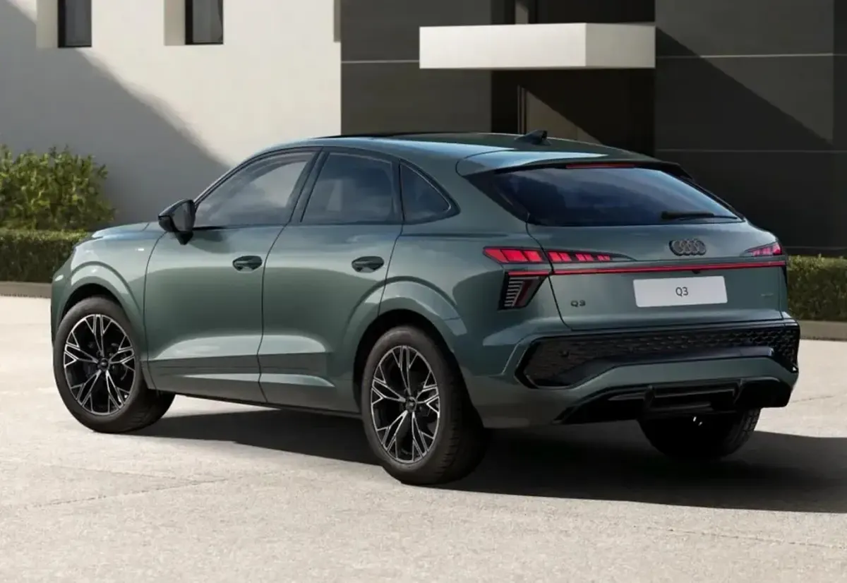 Neu Audi Q3 Sportback S-Line 204 PS (150 kW) 2026 Salbeigrün metallic SUV