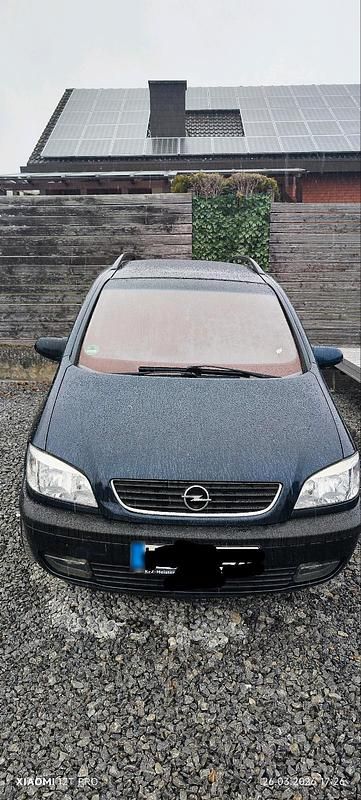 Gebraucht Opel Zafira 100 PS (73 kW) 2002 Blau Van / Kleinbus