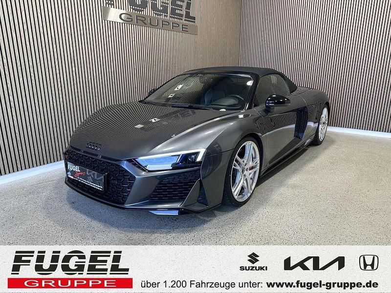 Daytonagrau perleffekt Gebraucht 2019 Audi R8 Spyder Performance Cabrio | 138.999 € (Superpreis) - Bild 1/4