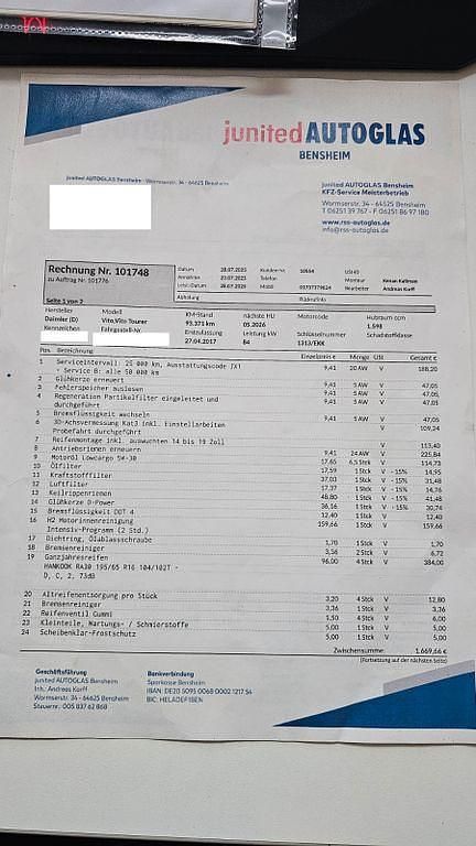 Gebraucht Mercedes Vito 114 PS (83 kW) 2017 Weiß Van