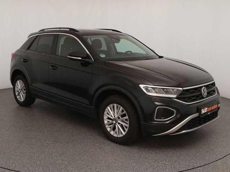 Schwarz Gebraucht 2022 VW T-Roc Life SUV | 17.950 € (Fairer Preis) - Bild 1/4