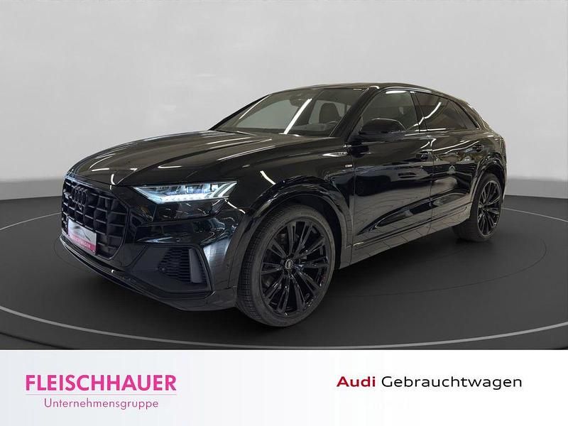Schwarz Gebraucht 2023 Audi Q8 S-Line SUV | 73.980 € (Teuer) - Bild 1/4