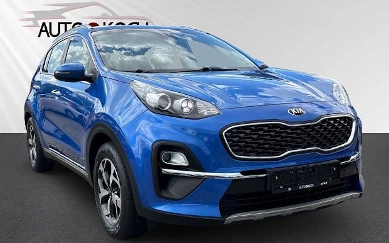 Blau Gebraucht 2021 Kia Sportage Vision SUV | 19.969 € (Superpreis) - Bild 1/4