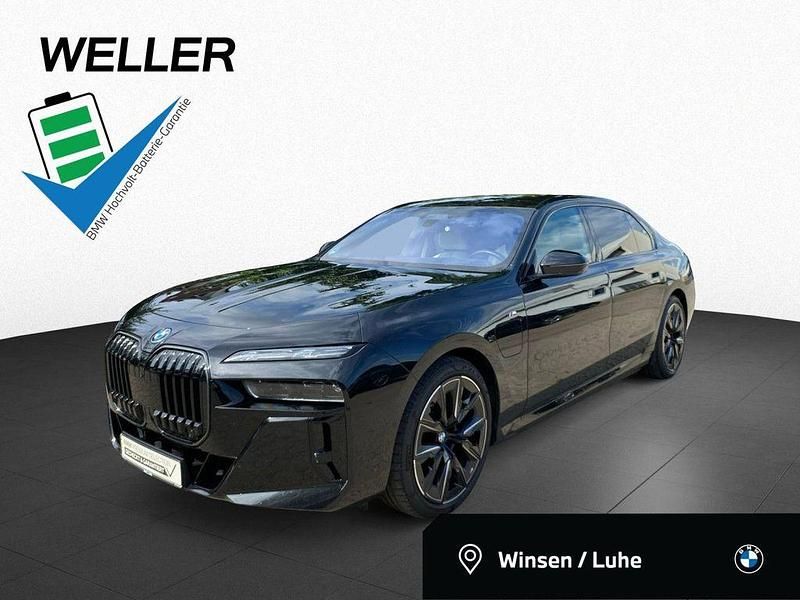 Schwarz Gebraucht 2024 BMW 750e M Sport Limousine | 98.900 € - Bild 1/4