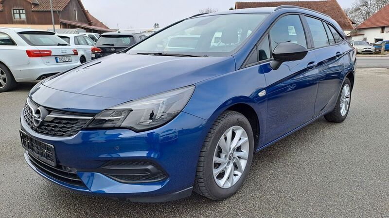Blau Gebraucht 2022 Opel Astra Business Kombi | 11.999 € (Guter Preis) - Bild 1/4