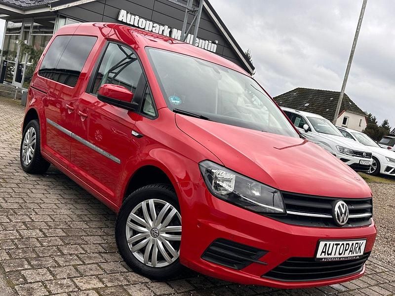 Kirschrot Gebraucht 2017 VW Caddy Van / Kleinbus | 15.988 € (Guter Preis) - Bild 1/4