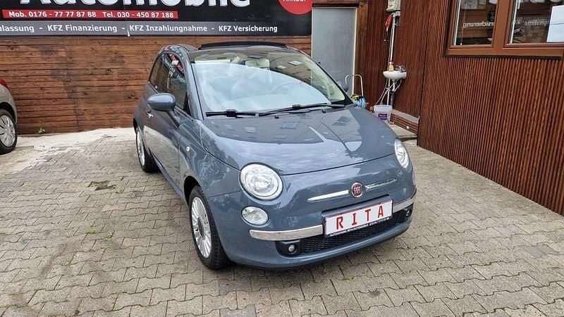 Colore esterno (carrara grau) Gebraucht 2015 Fiat 500 Lounge Cabrio | 6.980 € (Fairer Preis) - Bild 1/4