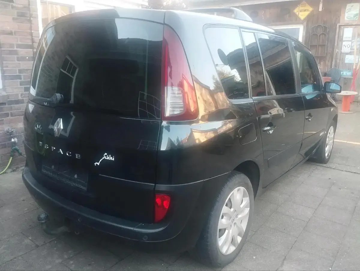 Gebraucht Renault Espace 150 PS (110 kW) 2008 Schwarz Van / Kleinbus