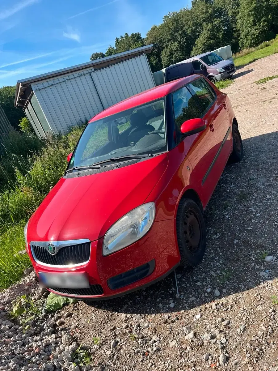 Gebraucht Skoda Fabia Cool Edition 60 PS (44 kW) 2009 Rot Kleinwagen