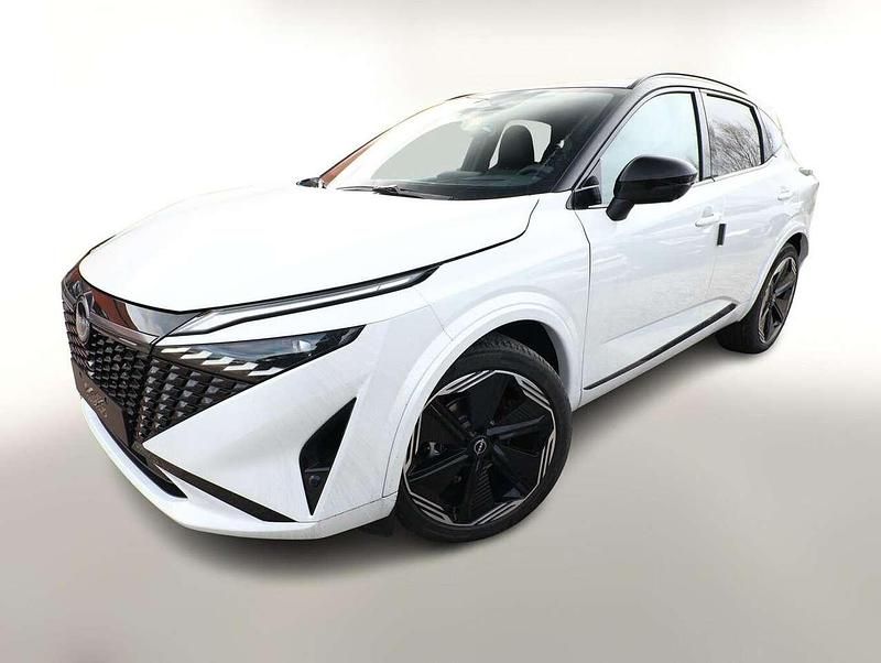 Pearl white / dach: schwarz Neu 2025 Nissan Qashqai SUV | 32.210 € (Fairer Preis) - Bild 1/4