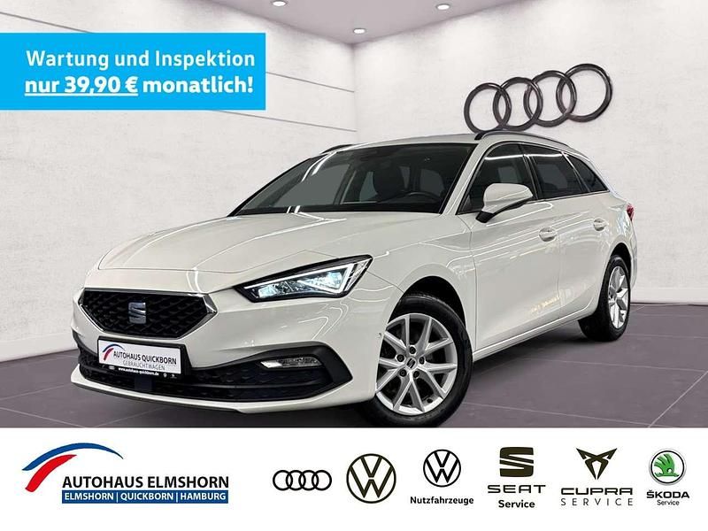 Gebraucht Seat Leon Style 150 PS (110 kW) 2022 Candy weiss Kombi