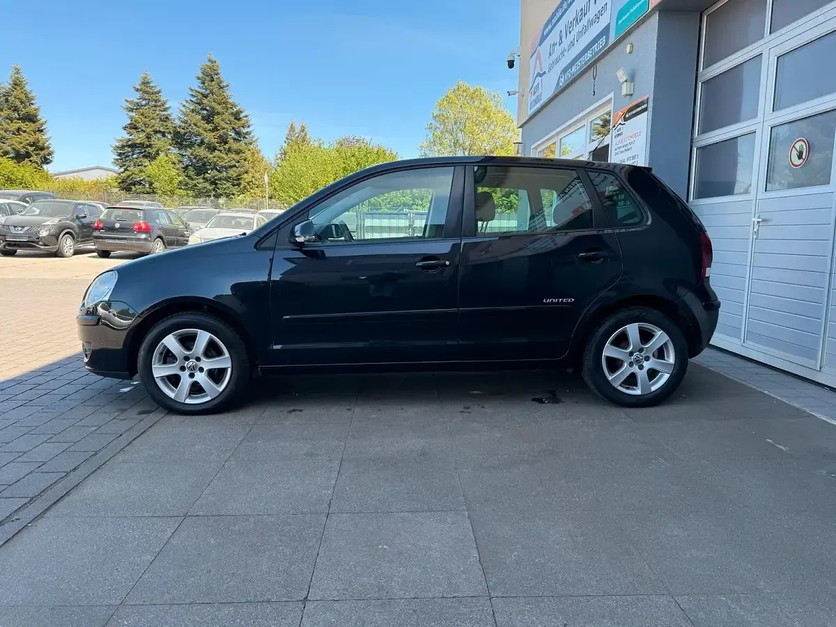Usata VW Polo United 64 CV (47 kW) 2008 Nero Utilitaria