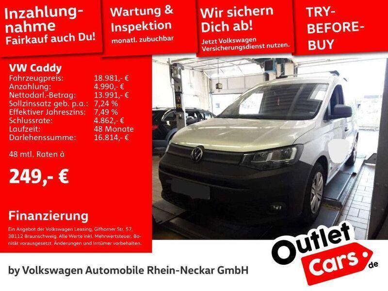Reflexsilber metallic Gebraucht 2021 VW Caddy Van / Kleinbus | 18.981 € (Guter Preis) - Bild 1/2
