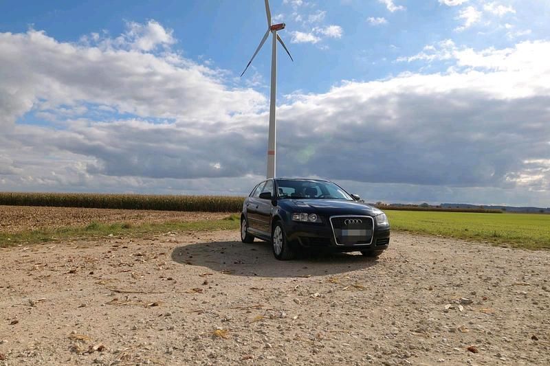 Schwarz Gebraucht 2007 Audi A3 Limousine | 3.499 € (Fairer Preis) - Bild 1/4